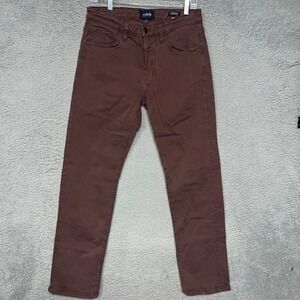 34 Heritage Courage Pants Men's 32x30 (30x29) Brown Straight Leg Mid Rise Chino